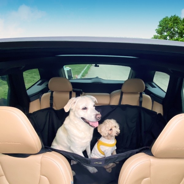 라이칸 강아지카시트 M사이즈 대형견카시트 털날림방지 방수 올커버 풀커버 반려견 반려동물