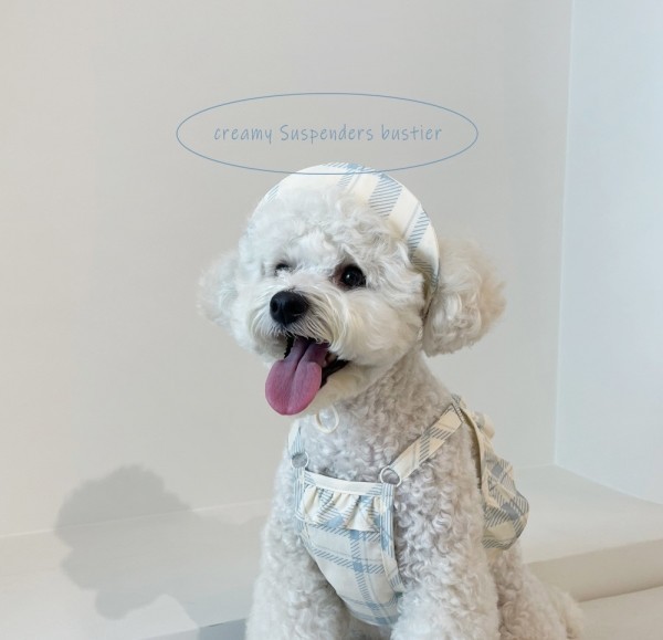 페오펫몰,Creamy Suspenders bustier 크리미 멜빵 뷔스티에