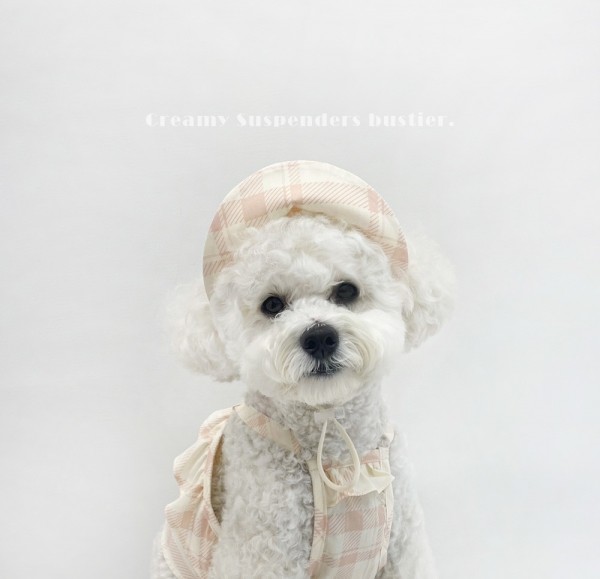 페오펫몰,Creamy Suspenders bustier 크리미 멜빵 뷔스티에