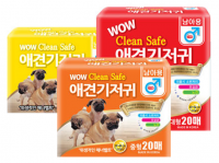 와우 크린세이프애견기저귀 수컷 20매