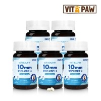 [5통] 비타파우 쏘헬시 10mm 알티지 애견 오메가3 (180캡슐) 강아지 고양이 영양제 [최저가]