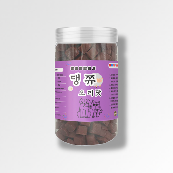 페오펫몰,[리뉴얼 중]바나나시 댕쮸 오리맛 200g