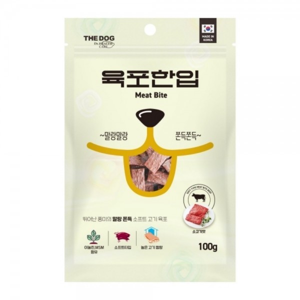 페오펫몰,더독 육포한입 비프 100g [최저가]