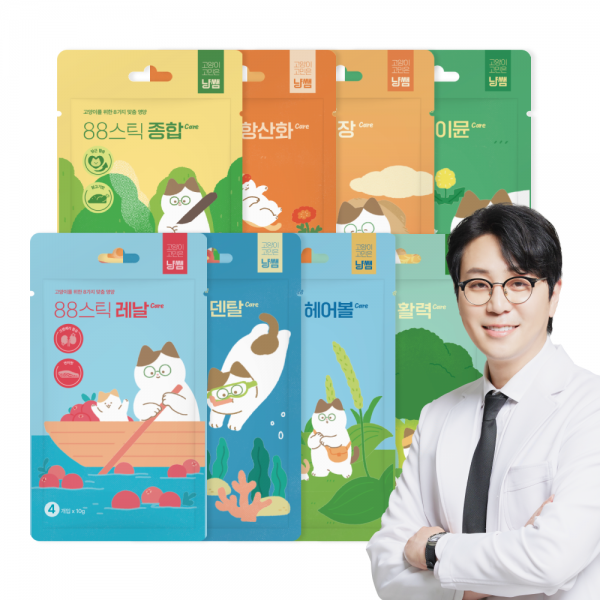 페오펫몰,[핏펫][감사특가] 냥쌤 슈퍼푸드 고양이 츄르 88스틱 10개묶음 대용량 8종 택 1
