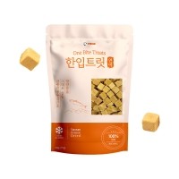 [댕린이특가] 국내산 강아지 동결 건조 간식 한입 트릿 연어, 50g