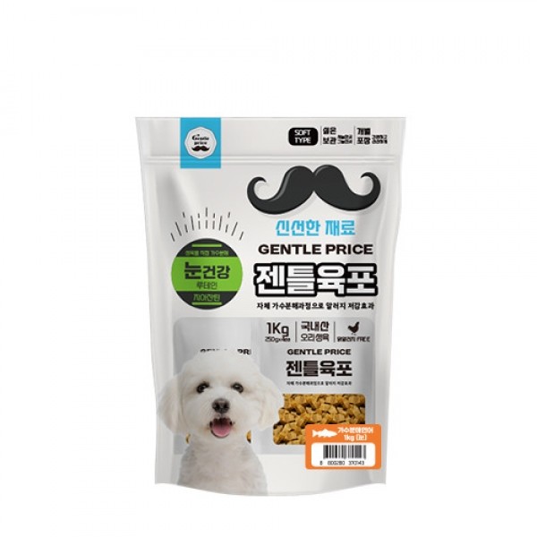 페오펫몰,[스페푸] 젠틀육포 강아지간식 1kg 소고기,소간,연어 선택 x 2
