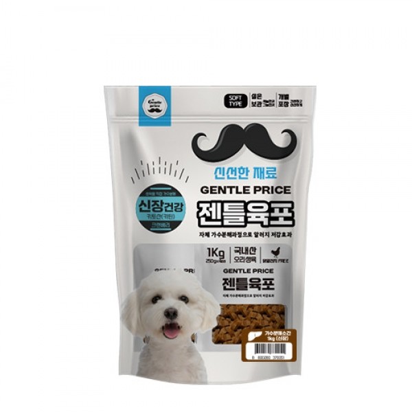 페오펫몰,[스페푸] 젠틀육포 강아지간식 1kg 소고기,소간,연어 선택 x 2
