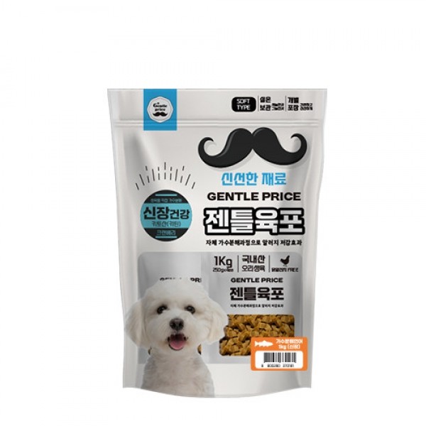 페오펫몰,[스페푸] 젠틀육포 강아지간식 1kg 소고기,소간,연어 선택 x 2