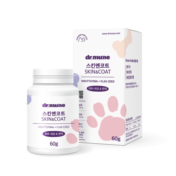 페오펫몰,[가을맞이특가] 닥터뮨 파우더영양제 스킨앤코트 강아지 고양이 피부 영양제 피모 습진 건조 모질 보습 항산화 면역력