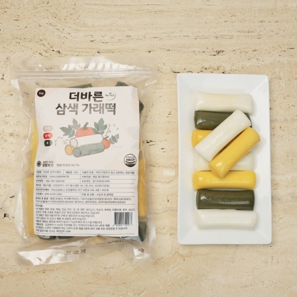 페오펫몰,[반려인혜택][더바른떡] 삼색가래떡 1kg