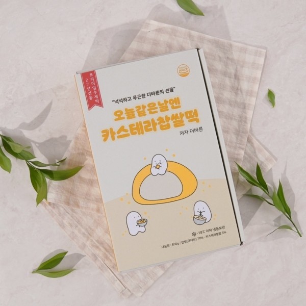 페오펫몰,[반려인혜택][더바른떡] 카스테라찹쌀떡 850g