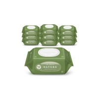 [반려인혜택]깨끗한나라 베이비 케어 디 오리진 물티슈 네이처 80매 10개