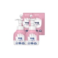 해피홈 SAFE365 핸드워시 핑크 용기 350ml 2개+리필 200ml 2개