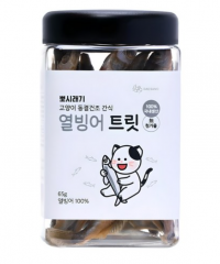 [뽀시래기] 고양이 생후 3개월령 이후 큐브트릿 동결건조 열빙어트릿 [반려동물]