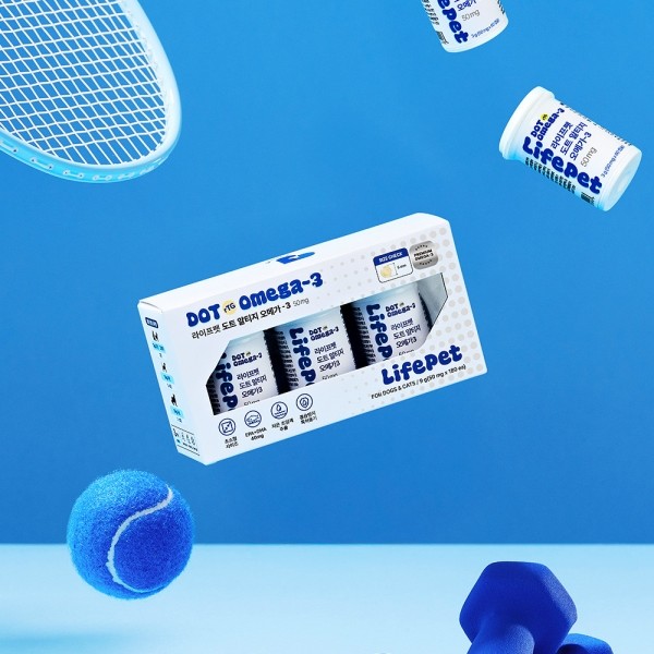 페오펫몰,[라이프펫][꽃길특가] 강아지 고양이 도트알티지 오메가3 50mg 60캡슐 국내최초 CSP용기
