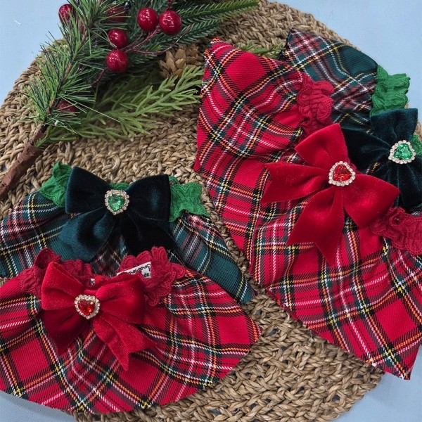 [주문폭주]국내제작 · 원단고퀄 강아지 크리스마스 케이프