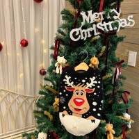 [해피댕댕] 왕루돌프니트 / 강아지 크리스마스 겨울니트 S-2XL