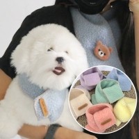 [멤버십 비밀가격][코코아허니] 마카롱목도리(커플룩/대형견가능) [최저가]