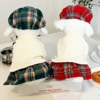 [멤버십 비밀가격][코코아허니] 니트체크원피스 [최저가]