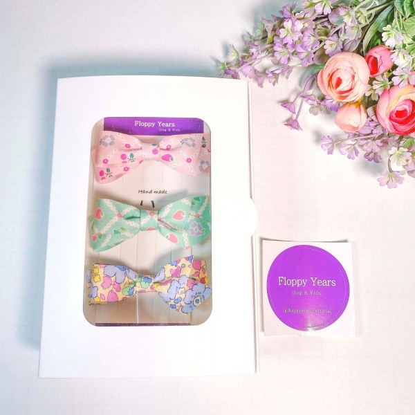 페오펫몰,[새해특가],핑크프릴강아지리본,강아지악세사리아동리본,여아헤어핀