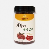 [멤버십 비밀가격][헬로도기] 사슴과만난고기-사슴&소고기 304g [반려동물]