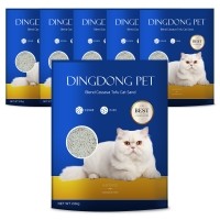딩동펫 고양이 블렌드 카사바 두부 모래 2.8kg 6개