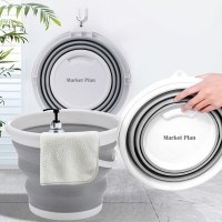 마켓플랜 다용도 접이식 바스켓 통 바구니 10L