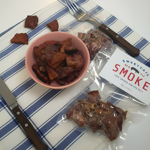 페오펫몰,스윗테일 젠틀스모크 강아지바비큐 80g [반려동물] 3팩