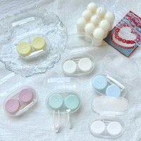 마켓플랜 파스텔 심플 렌즈통 케이스 세트 6p
