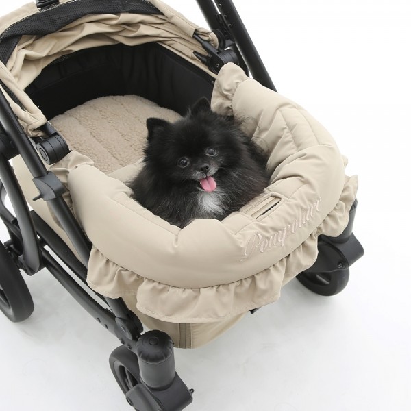 폼포라펫 프릴 범퍼 가드 클래식 디럭스 펫웨건 애견 강아지 유모차 개모차 쿠션