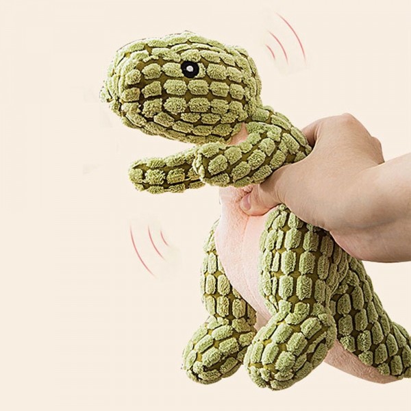 페오펫몰,크레용펫 강아지 장난감 인형 봉제 공룡 삑삑이 치석제거