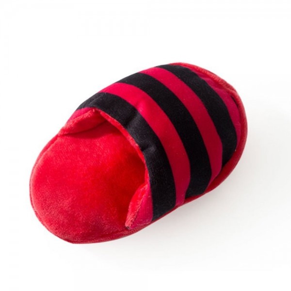 페오펫몰,크레용펫 강아지 소리나는 장난감 슬리퍼 삑삑이