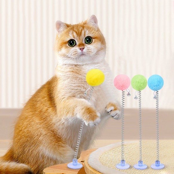 크레용펫 혼자노는 흡착형 냥펀치볼 장난감