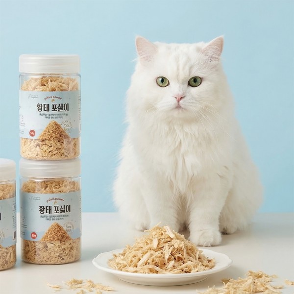 페오펫몰,사르르 저온건조 황태 포실이 50g