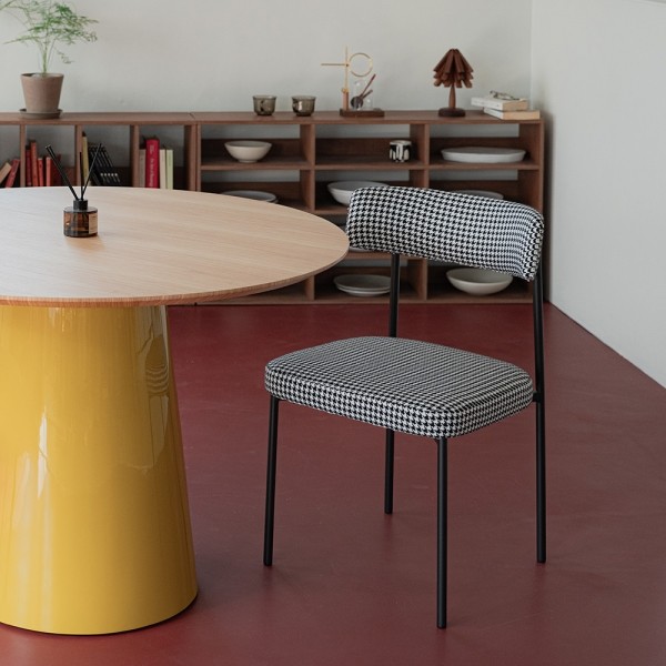 페오펫몰,[헨지디자인] 씨엘 라운드 패브릭 체어 식탁의자