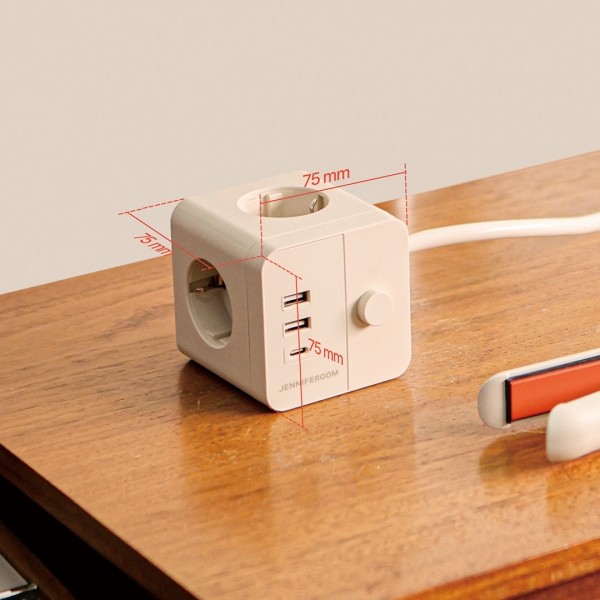 페오펫몰,[제니퍼룸] [새해특가] 큐브 멀티탭