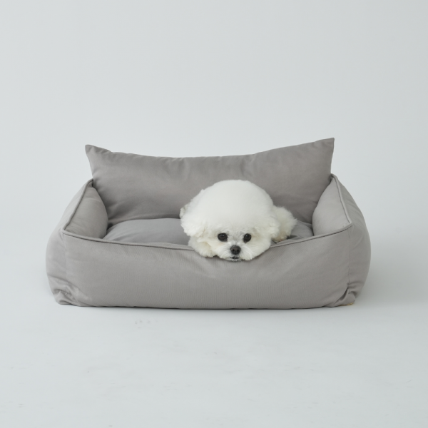 페오펫몰,[펫앤마마] 강아지 방석 쿠션 등받이 5종 (베이지/핑크/라이트그린/그레이/블루베이지) M~2XL