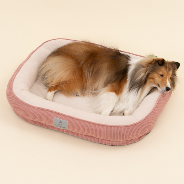 페오펫몰,[펫앤마마] 강아지 방석 쿠션 3종 (더스티블루/로즈브라운/딥옐로우) M~2XL