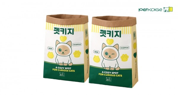 [펫키지] 고양이 바스락 숨숨집 x 2매 [반려동물]