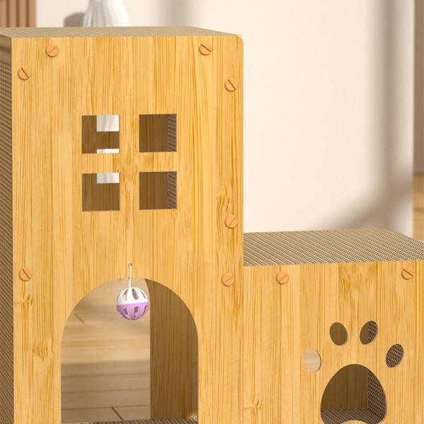 페오펫몰,레드퍼피 네코야 모히 스크래쳐 하우스 고양이스크래쳐 손톱관리 스크래쳐 대형스크래쳐 고양이용품