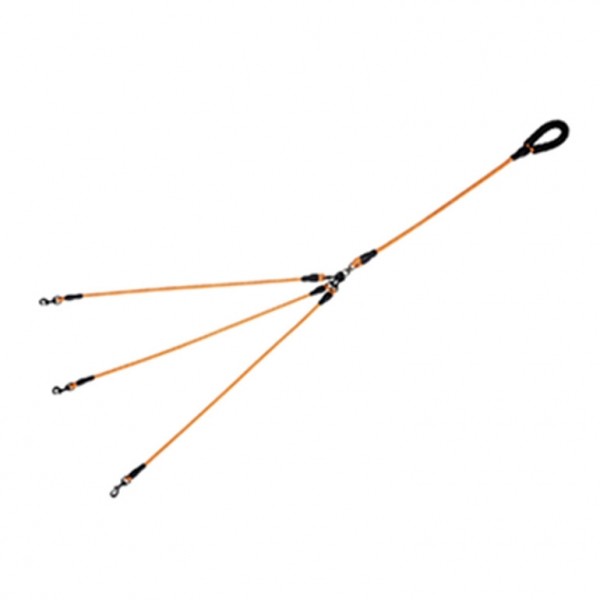 페오펫몰,레드퍼피 쓰리인원 야간반사목줄(매트블랙) 강아지산책 리드줄 강아지리드줄 강아지목줄 애견리드줄 애견목줄