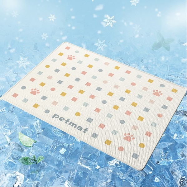 페오펫몰,레드퍼피 아이스실크 매트 애견매트 애견방석 강아지매트 강아지침대 침대 매트 방석