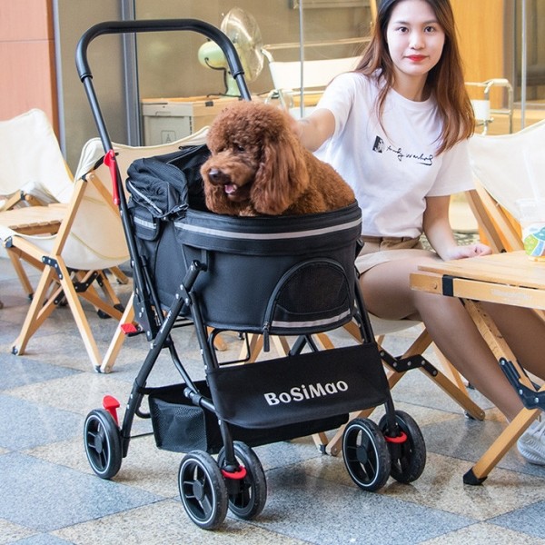 페오펫몰,레드퍼피 헤이민 유모차 애견유모차 강아지유모차 외출용품
