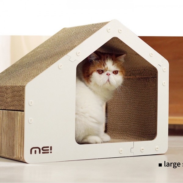 페오펫몰,레드퍼피 네코야 딩크 스크래쳐 고양이하우스 고양이스크래쳐 손톱관리 스크래쳐 대형스크래쳐 고양이용품