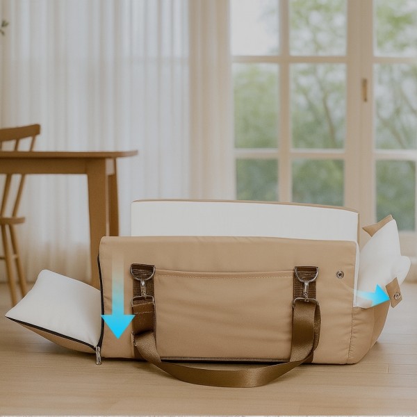 페오펫몰,레드퍼피 프리미엄 메이듀 이동가방&콘솔카시트 애견이동가방 고양이가방 강아지가방 이동장 가방