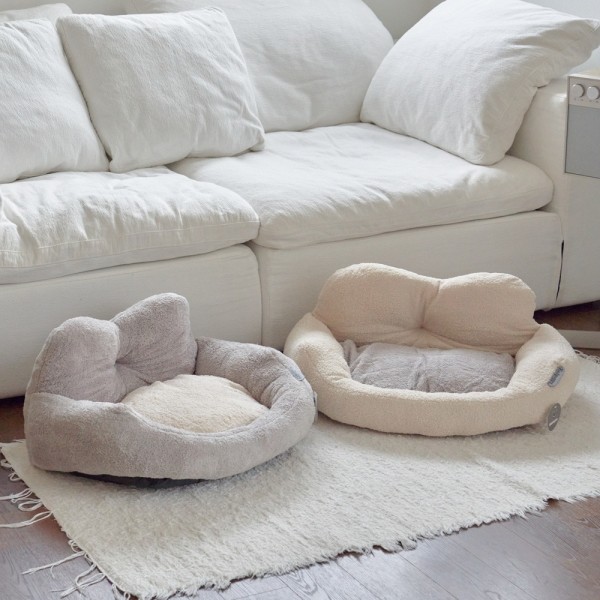 페오펫몰,레드퍼피 몬슈슈쿠션 [중형,대형] 강아지방석 강아지침대 애견침대 여름방석 침대 시원한 유모차방석