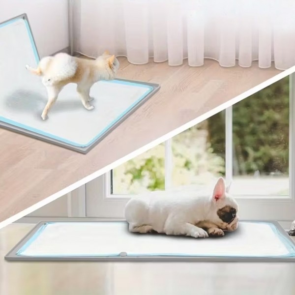 페오펫몰,레드퍼피 접이식 실리콘 배변매트 강아지 오줌 쉬 위생 청소 배변패드