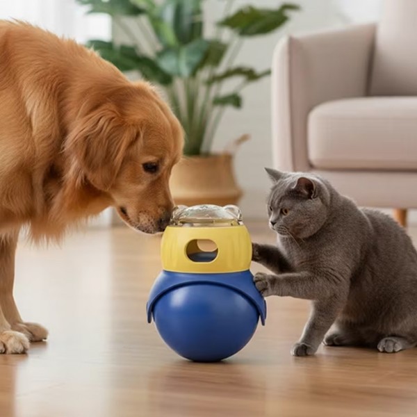 페오펫몰,레드퍼피 부엉이 스낵볼 간식볼 장난감 노즈워크 삑삑이 애견훈련 공