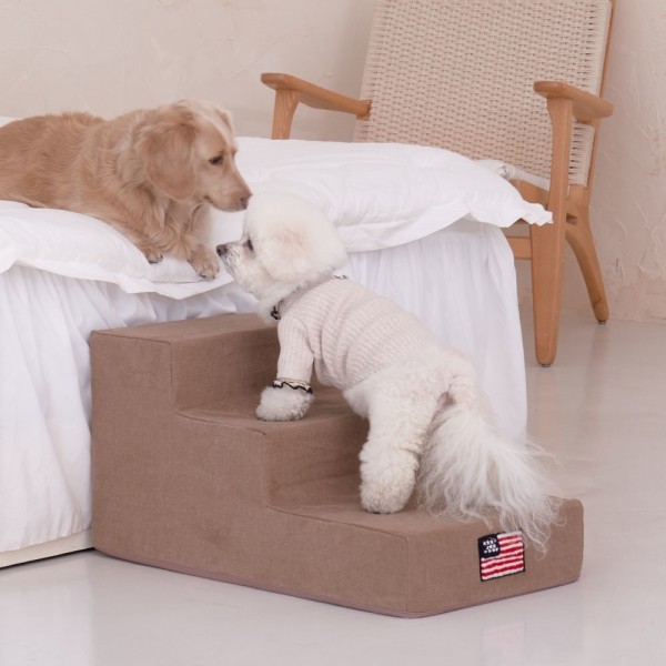 페오펫몰,레드퍼피 로젠느 펫스텝 강아지계단 애견계단 펫스텝 계단 강아지펫스텝 애견펫스텝 방석