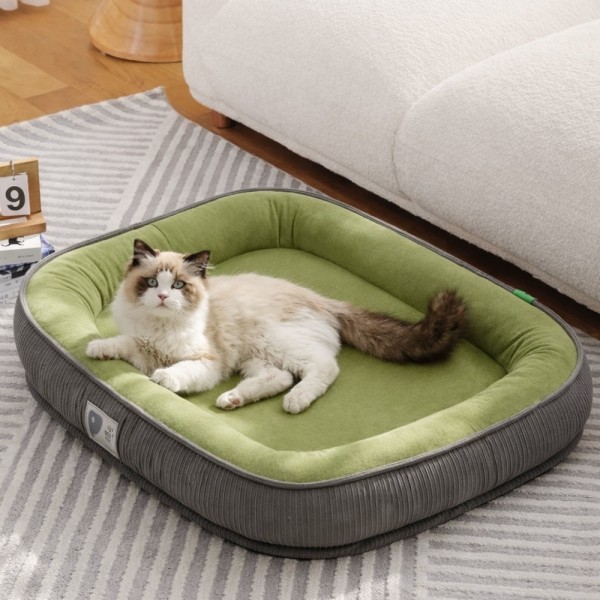 페오펫몰,레드퍼피 수아베 쿠션 강아지방석 강아지침대 애견침대 여름방석 침대 시원한 유모차방석